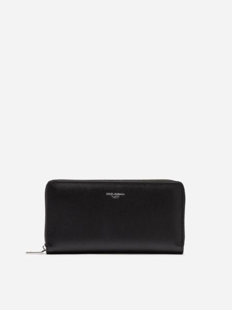 Dolce & Gabbana Zip-around wallet in calfskin