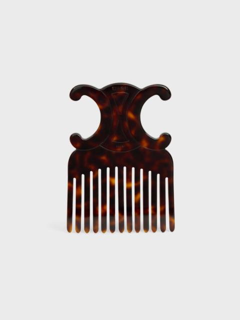 CELINE Triomphe Hair Comb in acetate