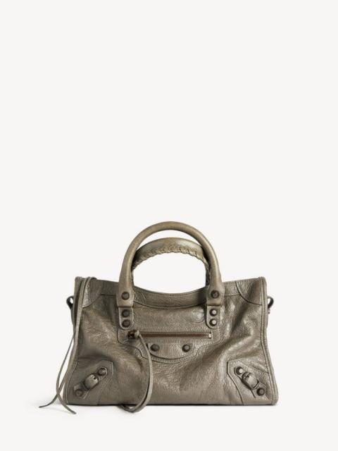 BALENCIAGA Women's Le City Small Bag in Dark Green