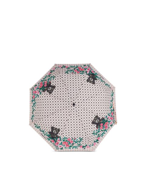 Moschino floral bear-print umbrella