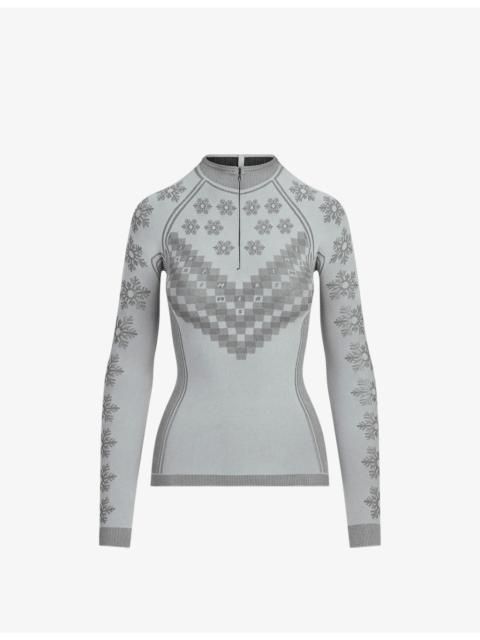 SKIMS First Layer Half-Zip Long-Sleeve Thermal Top