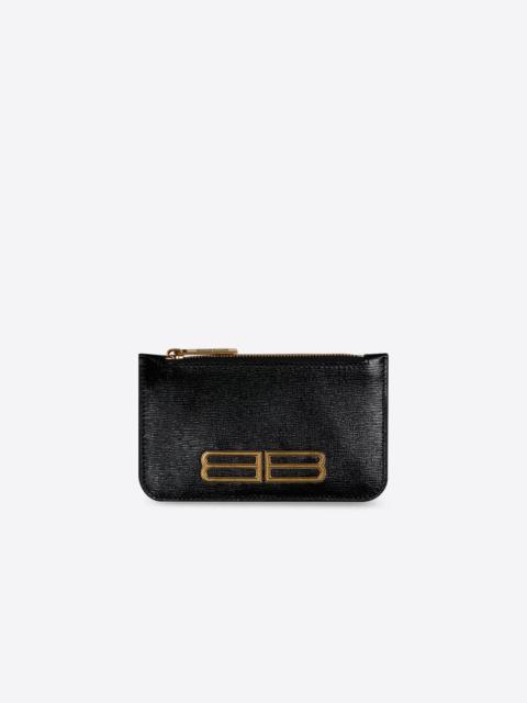 BALENCIAGA Women's Gossip Long Coin And Card Holder in Black