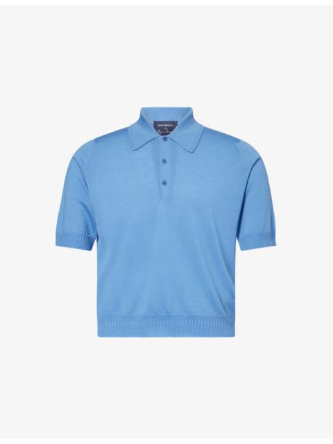 JOHN SMEDLEY John Smedley X Bill Nighy Short-Sleeve Merino Wool Polo Shirt