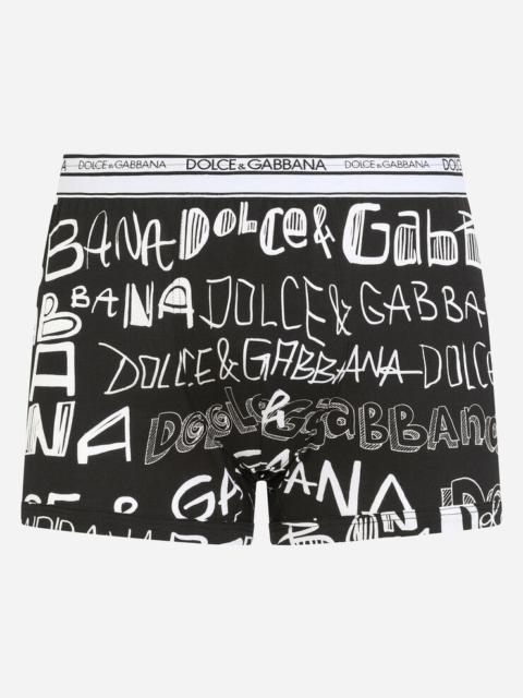 Dolce & Gabbana Logo-print two-way stretch cotton boxers