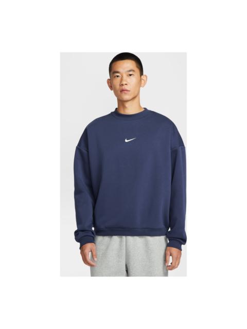 Nike Nike Standard Issue Therma-FIT Brushed Crew 'Midnight Navy' IR0107-410
