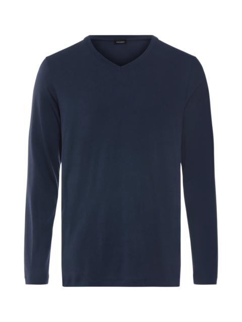 HANRO Night & Day Cotton and TENCEL™ V-Neck Top