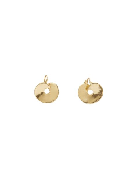 ALÉMAIS Atomic Disc Mini Hoop Earrings
