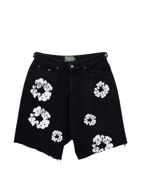 DENIM TEARS cotton denim shorts