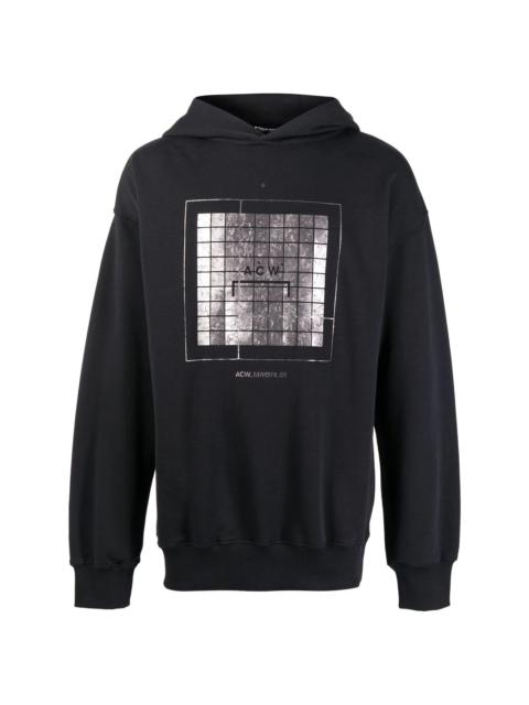 A-COLD-WALL* graphic logo-print hoodie