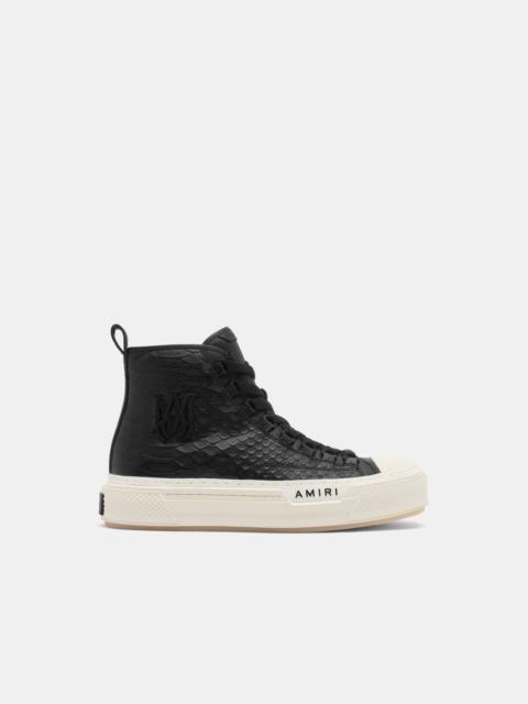AMIRI PYTHON EMBOSSED MA COURT HI