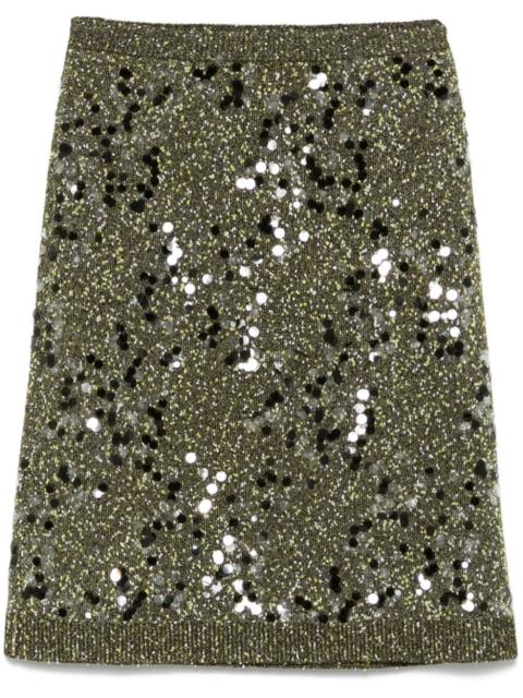 GUCCI sequin-embellished mini skirt