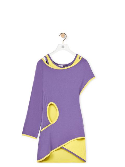 Loewe Cut-out mini dress in viscose