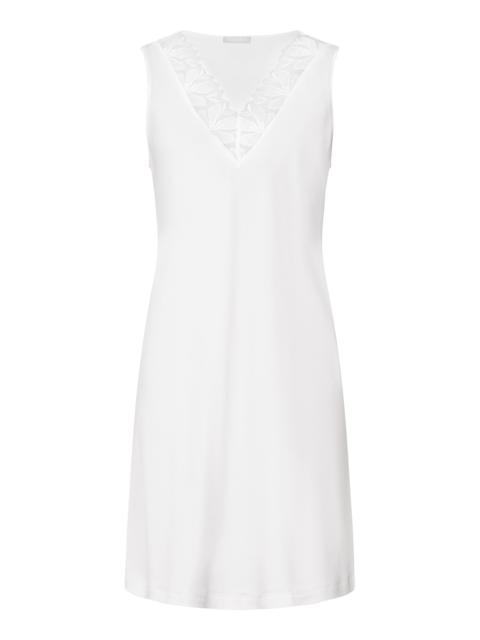 HANRO Kalea Floral Tulle Cotton Tank Nightgown