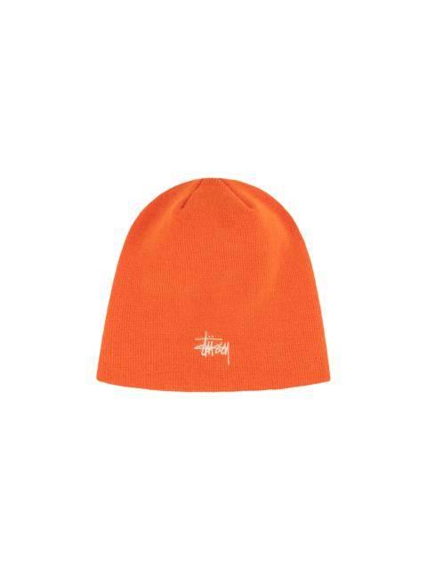 Stussy Basic Skullcap Beanie 'Orange'