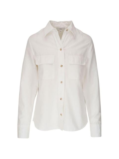cotton-silk blouse