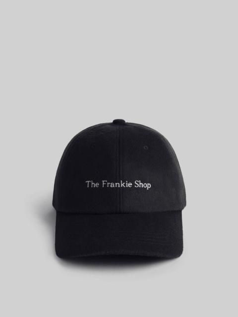 The Frankie Shop Frankie Wool Baseball Cap - Black