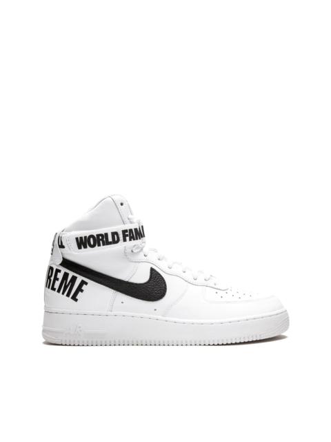 x Supreme Air Force 1 High SP "White" sneakers