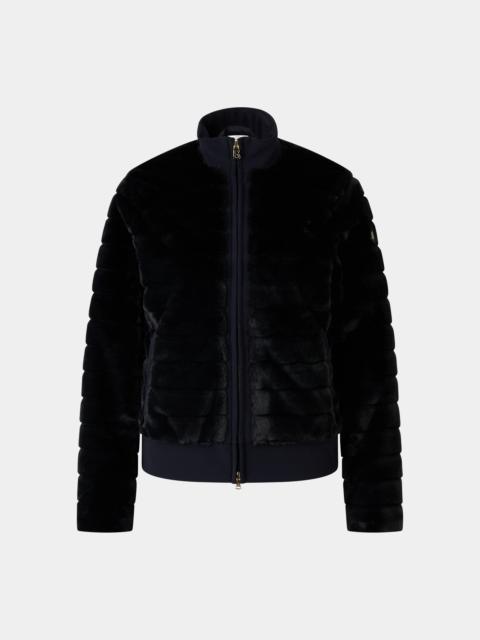 BOGNER Katniss faux fur jacket in Black