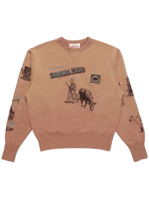 samuel zelig Western Crewneck