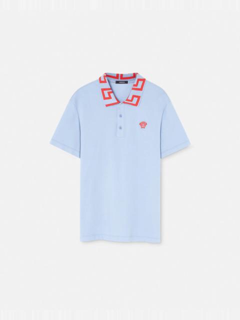VERSACE Medusa Greca Polo Shirt