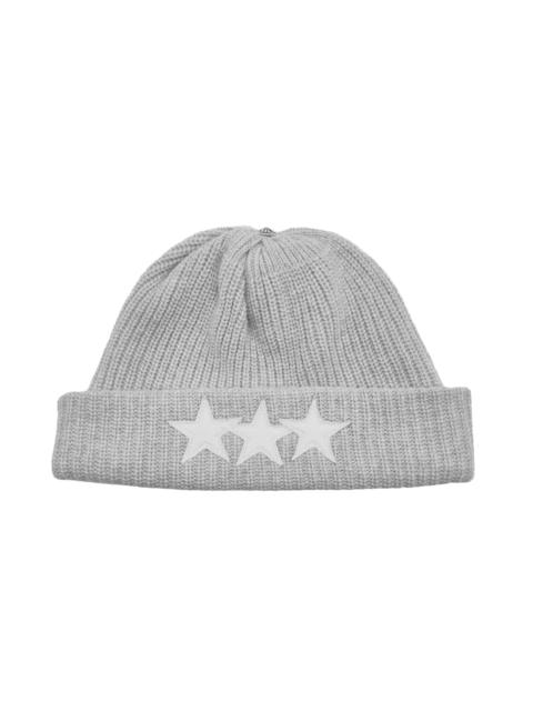 Chrome Hearts Triple Star Patch Beanie "Grey" CHRM1470