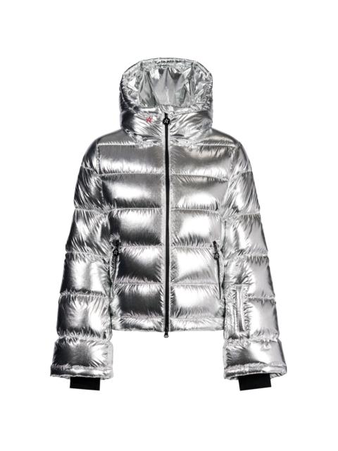 PERFECT MOMENT Polar Flare Nylon Ski Jacket silver