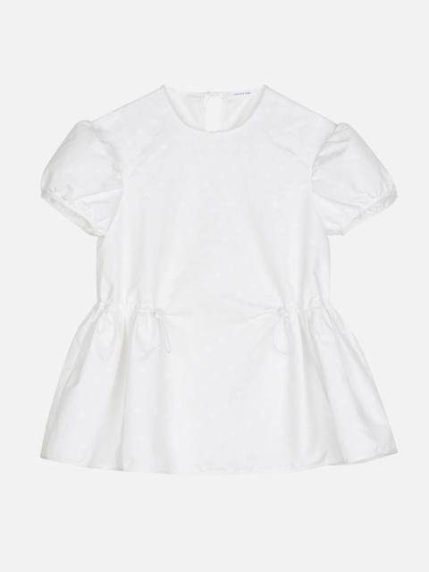 CECILIE BAHNSEN CHIARA IRIS JACQUARD TOP