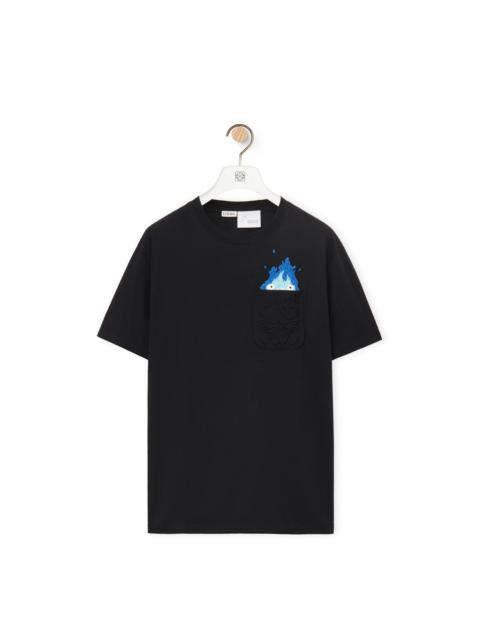 Loewe Calcifer pocket T-shirt in cotton