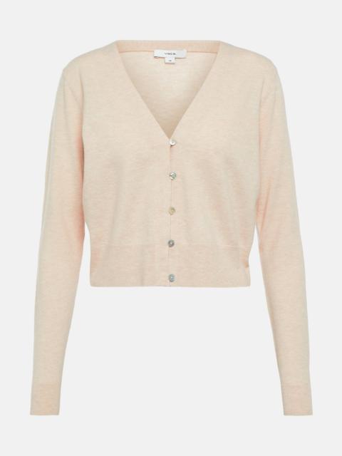 Wool and cashmere-blend cardigan