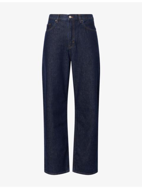 FRAME The Baggy Wide-Leg Denim Jeans