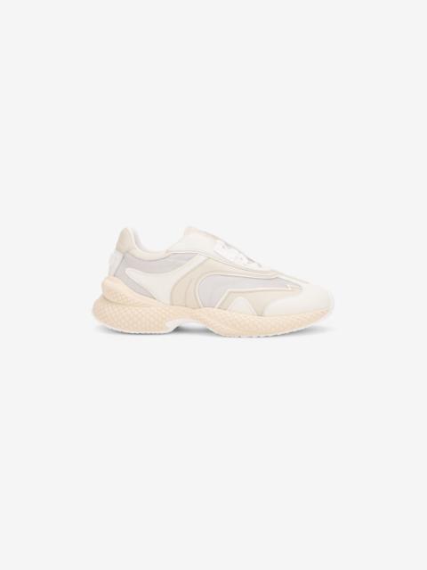 Roberto Cavalli White Leather Chunky Sneakers