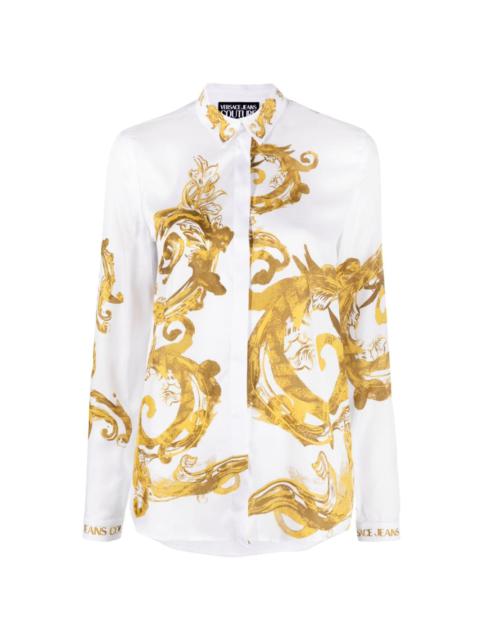 VERSACE JEANS COUTURE Chain Couture-print logo shirt