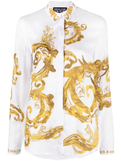 VERSACE JEANS COUTURE Chain Couture-print logo shirt