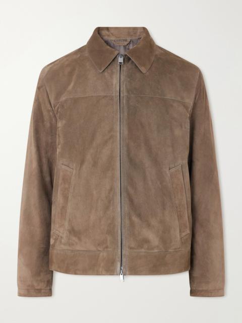Brioni Suede Blouson Jacket