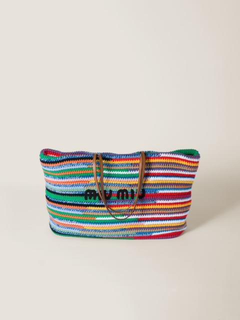 Miu Miu Crochet tote bag