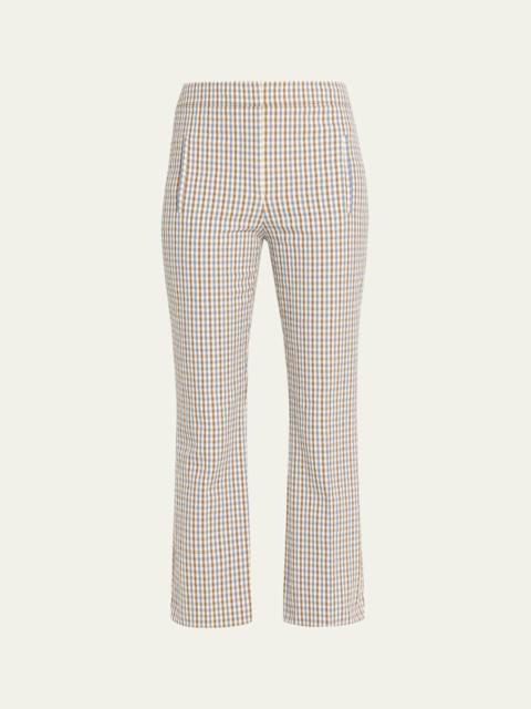 VERONICA BEARD Arte Plaid Kick-Flare Pants