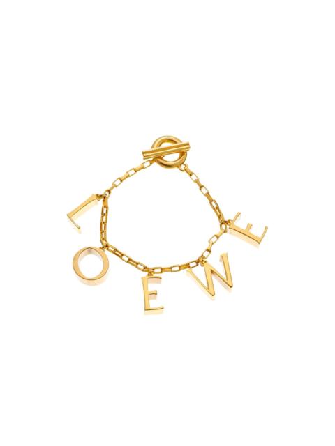 Loewe Loewe Silver Toggle Charm Bracelet