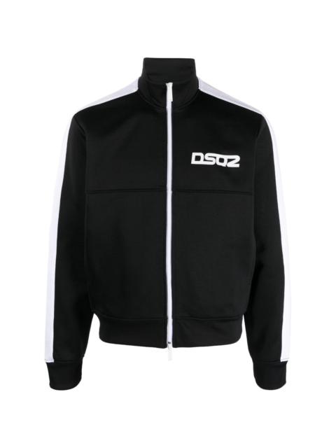 DSQUARED2 logo-print two-tone jacket