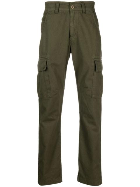 ALPHA INDUSTRIES straight-leg cotton cargo trousers