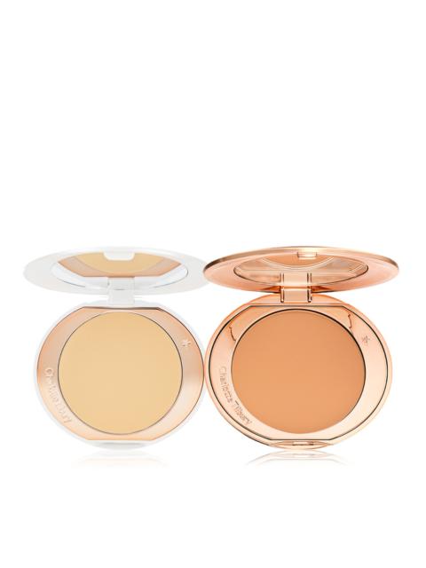 Charlotte Tilbury AIRBRUSH FLAWLESS FINISH BRIGHTEN & PERFECT DUO FACE KIT