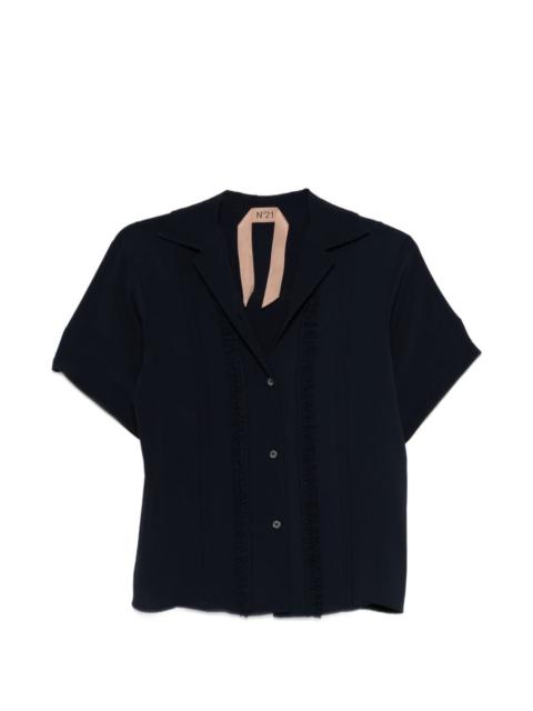N°21 buttoned trim shirt