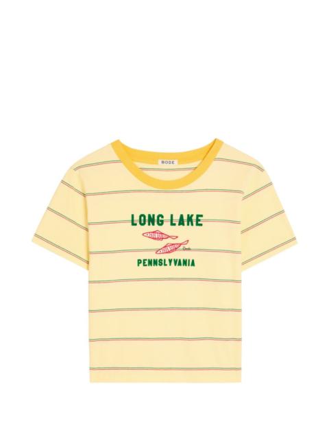 BODE striped graphic T-shirt