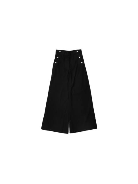 courrèges Courreges One Pocket Denim Baggy Pants Black