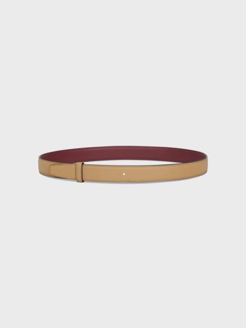 CELINE Reversible Strap 25MM IN Smooth and Grained Calfskin