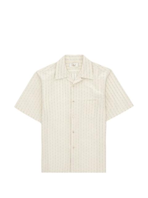 FORTELA open collar striped shirt