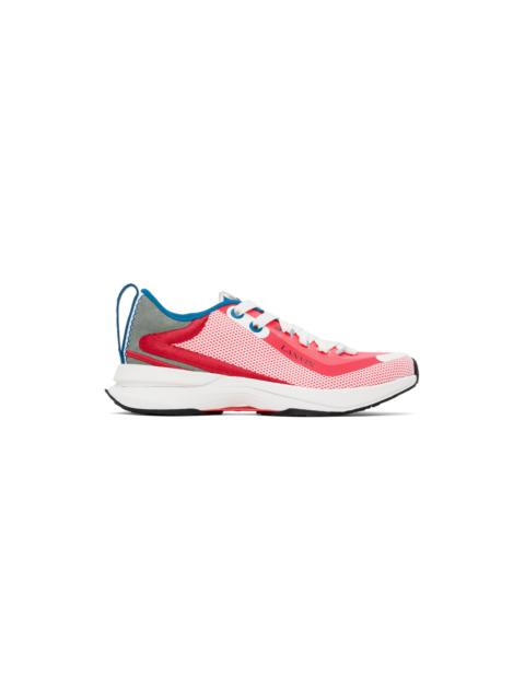 Lanvin Pink L-I Mesh Sneakers