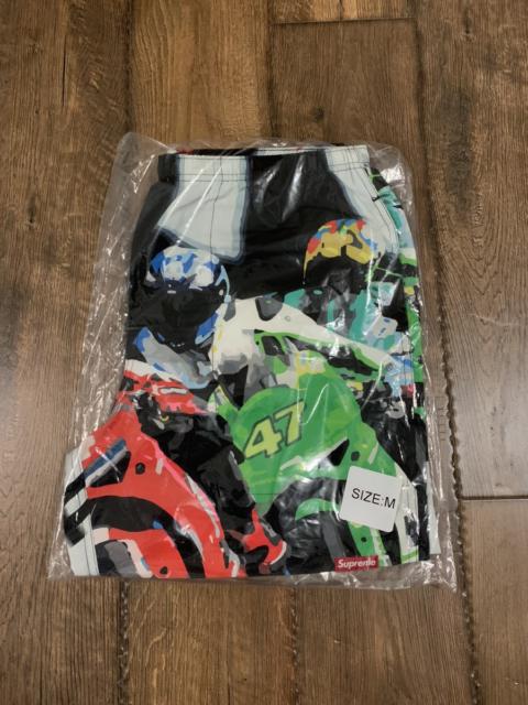 Supreme racing water shorts multicolor Size medium | gav | REVERSIBLE