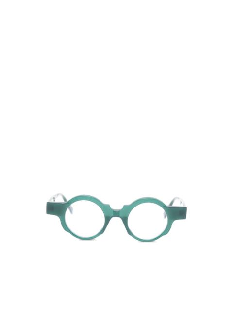 Kuboraum round-frame glasses