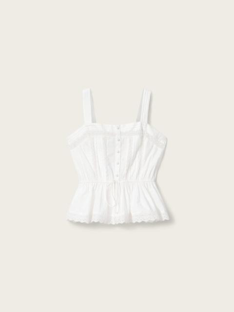 ALLSAINTS GWEN BOXY LACE TOP