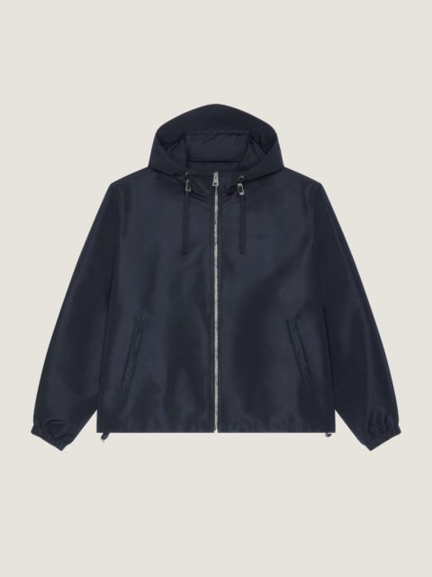 Givenchy WINDBREAKER IN POLYFAILLE EMBROIDERED GIVENCHY PARIS